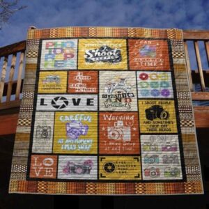 I D Rather Be Taking Pictures Quilt Blanket Tr12  Quilt